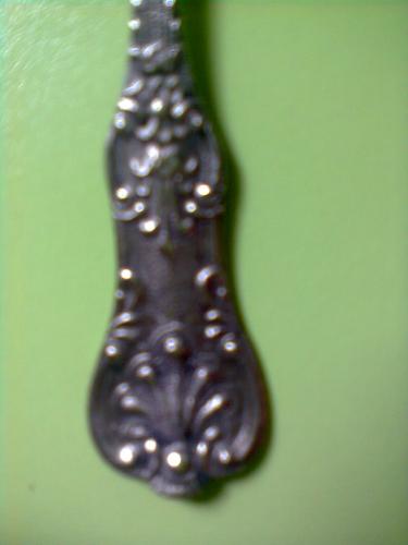 tenedor de plata del siglo xix lindo para su  - Imagen 2