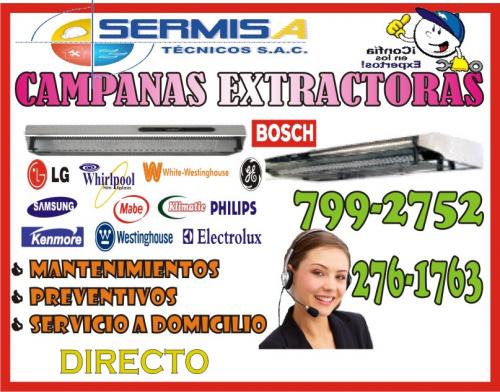 CAMPANAS EXTRACTORAS  COCINAS DOMESTICAS    - Imagen 1