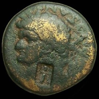 2 Monedas Antiguas: Una de Grecia del año 13 - Imagen 1