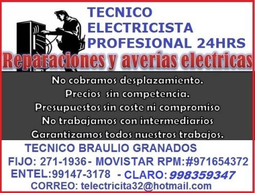 /*ELECTRICISTA MIRAFLORESSURCOBARRANCOS - Imagen 1