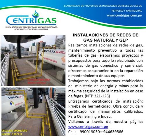 Instalaciones de redes de gas residencial co - Imagen 1
