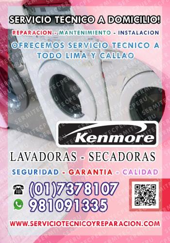 KENMORE 981091335 TECNICOS DE LAVADORAS EN  - Imagen 1