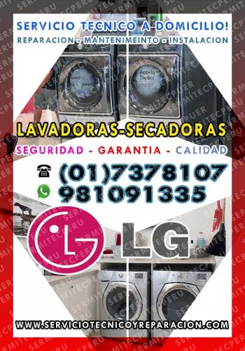 MANTENIMIENTO DE LAVADORAS LG 7378107 en pueb - Imagen 1