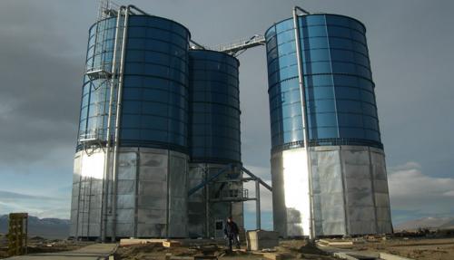 Los silos circulares (verticales) con paneles - Imagen 1