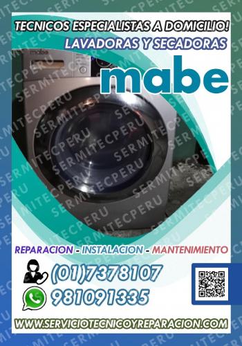 ESPECIALISTAS DE LAVADORAS MABE7378107 EN SA - Imagen 1