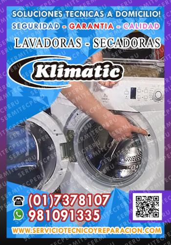 GRATIS TÉCNICOS LAVADORAS  KLIMATIC 98109 - Imagen 1
