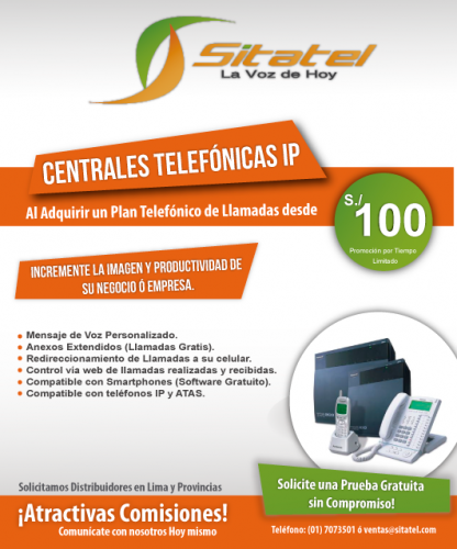 Centrales Telefónicas IP GRATIS Al Adquir - Imagen 1