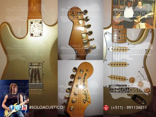 vendo guitarra golden stratocaster replica 95 - Imagen 1