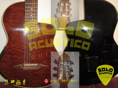 vendo guitarra tipo godin delgada nylon 950 s - Imagen 1