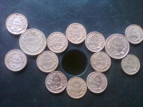 Ofresco monedas de uno y dos centavos de los  - Imagen 1